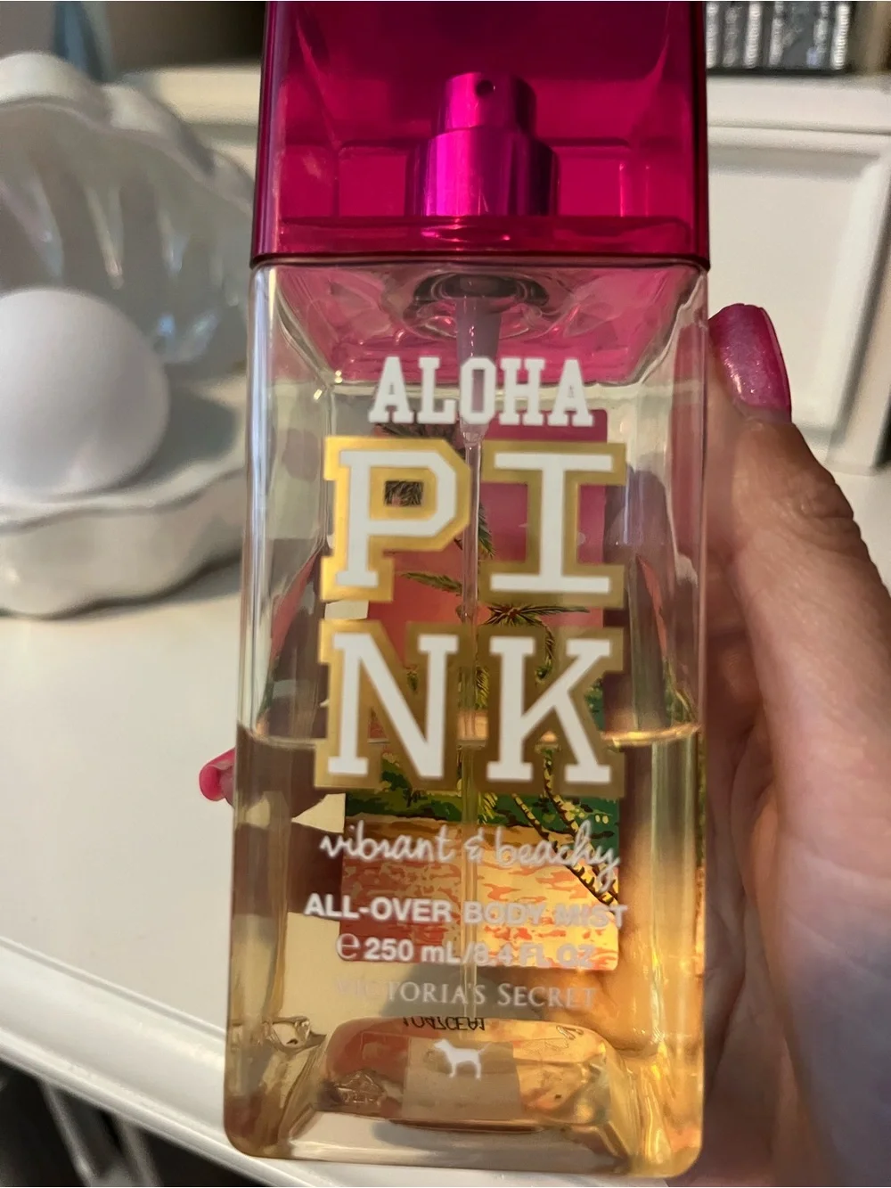 Vintage y2k Victoria's Secret Aloha Pink beachy body mist retired
